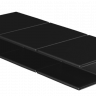 Соединитель NanoWood H-образный 3D 225х30 мм, Черный