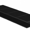 Соединитель NanoWood H-образный 3D 300х30 мм, Черный