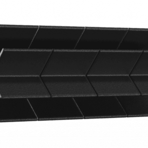 Угловой соединитель NanoWood L 3D 300х30 мм, Черный