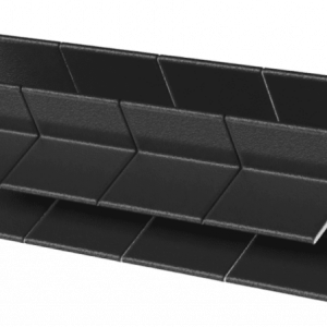 Угол NanoWood Eco пластиковый 200х25 мм, Черный
