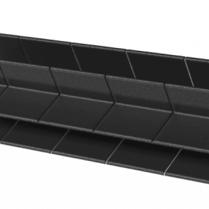 Угол NanoWood Eco пластиковый 250х25 мм, Черный