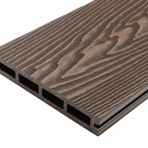 Террасная доска пустотелая ДПК NanoWood Nature 3D (20мм) Венге