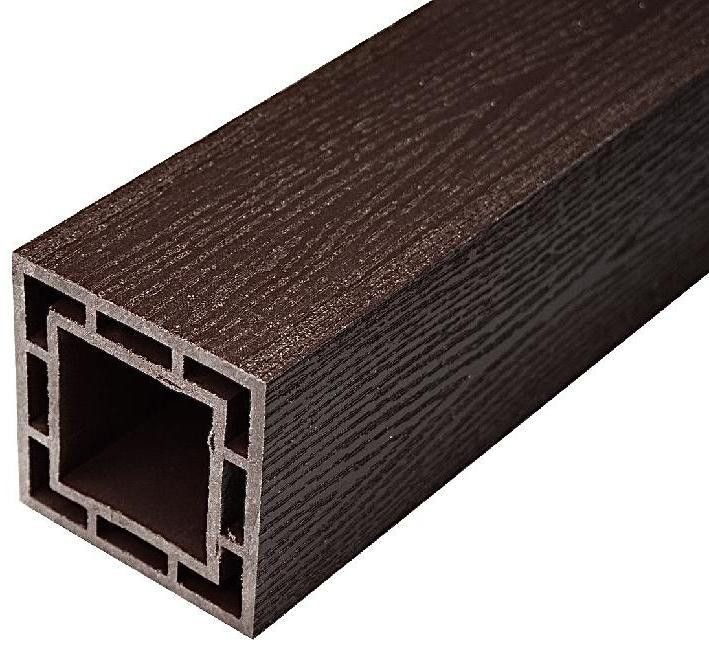 Столб из ДПК NanoWood WOOD, Шоколад