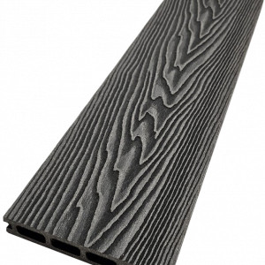 Террасная доска ДПК NanoWood 3D Double Антрацит