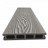 Террасная доска ДПК NanoWood 3D Double Серый Террасная доска ДПК NanoWood 3D Double Серый