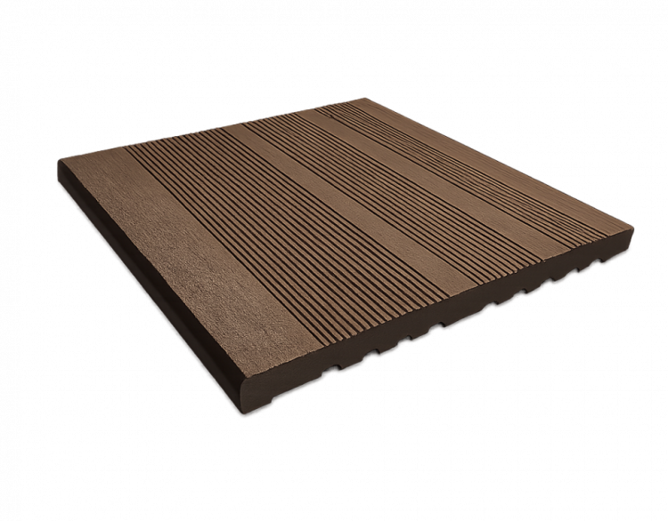 Ступень полнотелая ДПК NanoWood Лайт 320х20 Шоколад Ступень полнотелая ДПК NanoWood Лайт 320х20 Шоколад