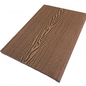 Ступень полнотелая ДПК NanoWood Вуд-ИКС 348х22 Коричневый