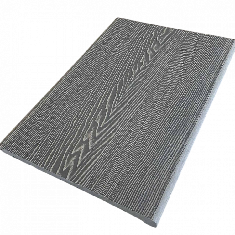 Ступень полнотелая ДПК NanoWood Вуд-ИКС 348х22 Серый