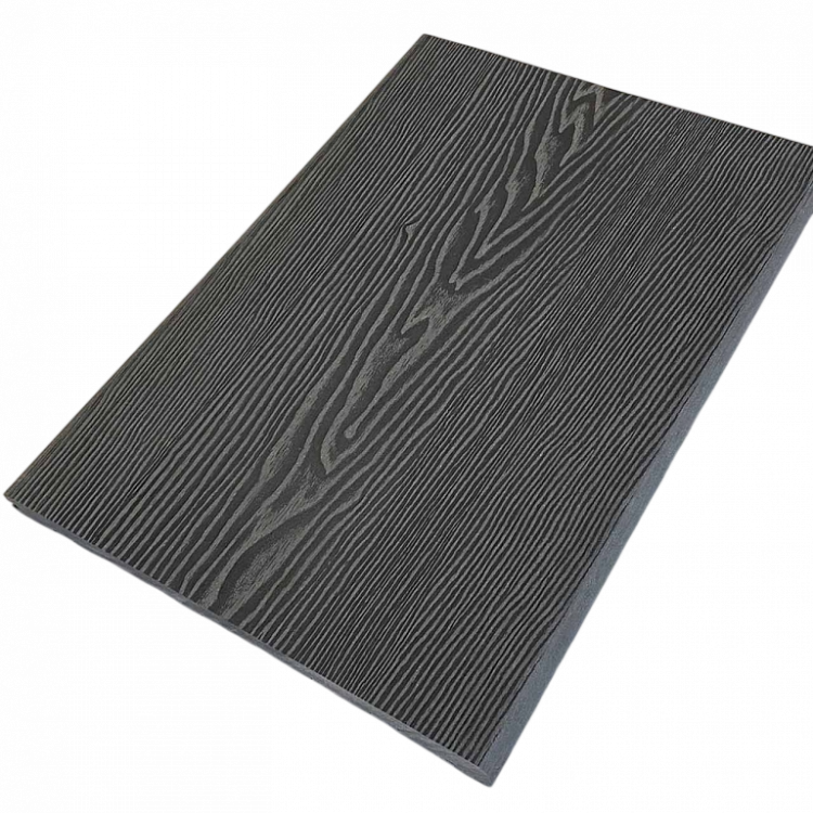 Ступень полнотелая ДПК NanoWood Вуд-ИКС 348х22 Черное дерево