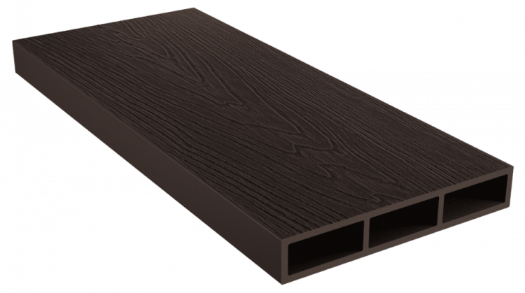 Грядка ДПК NanoWood 150х25 мм для клумб и цветочниц, Венге Грядка ДПК NanoWood 150х25 мм для клумб и цветочниц, Венге