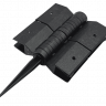 Шарнир NanoWood пластиковый поворотный 150х25 мм, Черный Шарнир NanoWood пластиковый поворотный 150х25 мм, Черный