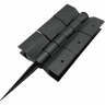 Шарнир NanoWood пластиковый поворотный 225х30 мм, Черный Шарнир NanoWood пластиковый поворотный 225х30 мм, Черный
