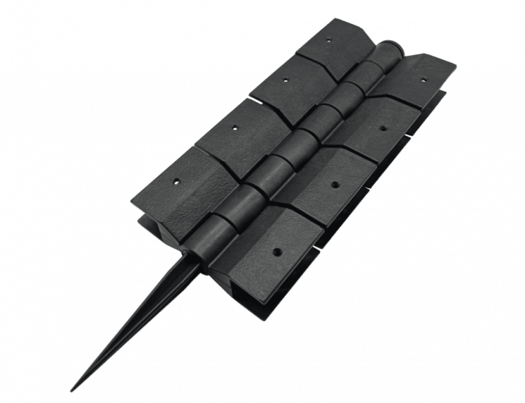 Шарнир NanoWood пластиковый поворотный 300х30 мм, Черный Шарнир NanoWood пластиковый поворотный 300х30 мм, Черный