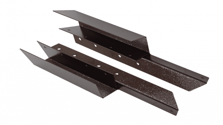 Угол NanoWood металлический для грядки 150 мм, Коричневый Угол NanoWood металлический для грядки 150 мм, Коричневый